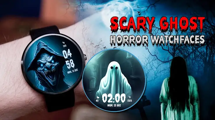 Scary Ghost Horror Watchfaces screenshot 2