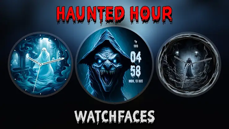 Scary Ghost Horror Watchfaces screenshot 1