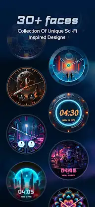 Sci-Fi Futuristic Watch Faces screenshot 1