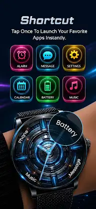 Sci-Fi Futuristic Watch Faces screenshot 5