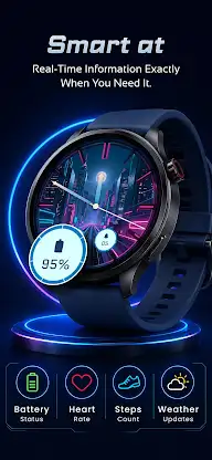 Sci-Fi Futuristic Watch Faces screenshot 3