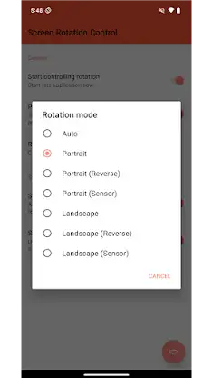 Screen Rotation Control:Lock screenshot 2