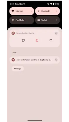Screen Rotation Control:Lock screenshot 3