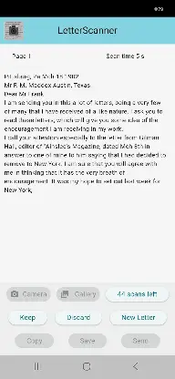 LetterScanner screenshot 3