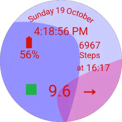 WatchGlucose Digital Face screenshot 4