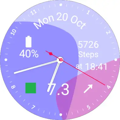WatchGlucose Analog Face screenshot 4