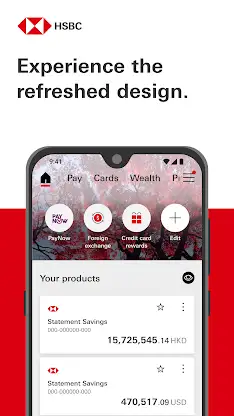 HSBC Singapore screenshot 1