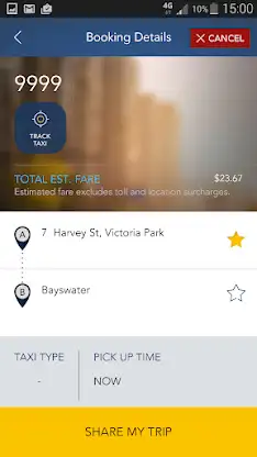 ComfortDelGro SWAN TAXIS App screenshot 4