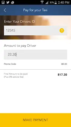 ComfortDelGro SWAN TAXIS App screenshot 5