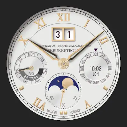 Luxury Perpetual Calendar Gold screenshot 4