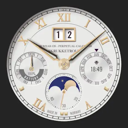 Luxury Perpetual Calendar Gold screenshot 2