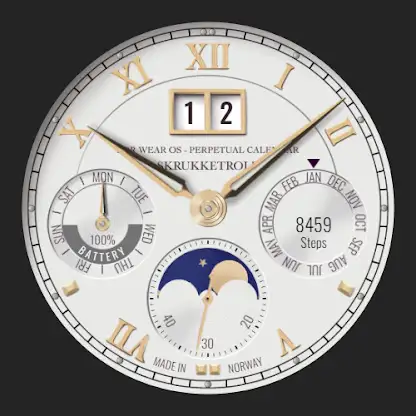 Luxury Perpetual Calendar Gold screenshot 1