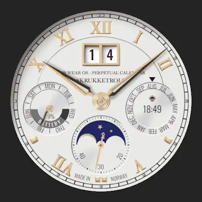 Luxury Perpetual Calendar Gold screenshot 3
