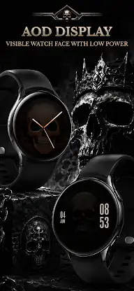 Skull Watchface: Wear OS Watch screenshot 2