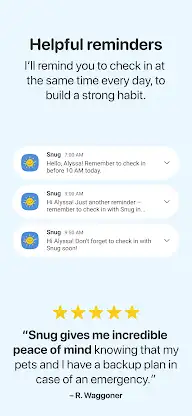 Snug Safety: Daily Check-In screenshot 4