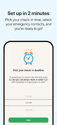 Snug Safety: Daily Check-In screenshot 3