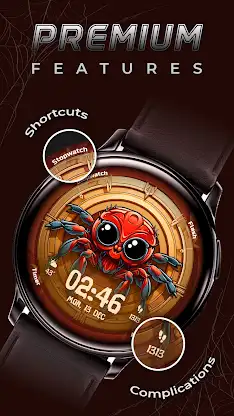 Spider Watchface - Wear Watch screenshot 2