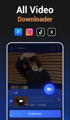 Video Downloader, Player, Save screenshot 1