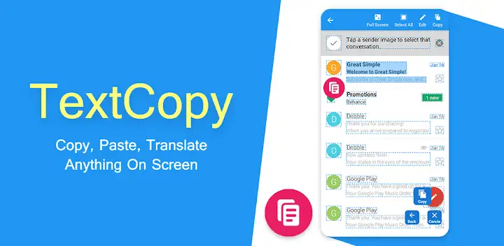 Textcopy- Copy,Paste,Translate — Android app banner