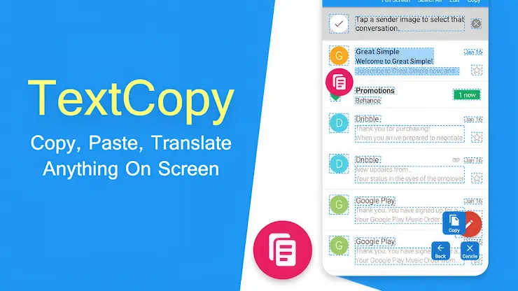 Textcopy- Copy,Paste,Translate screenshot 1