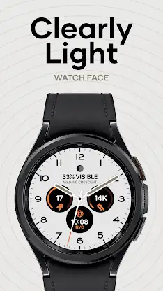 Clearly Light Watch Face screenshot 1