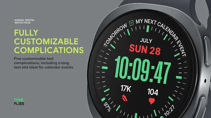 Durval Digital Watch Face screenshot 4
