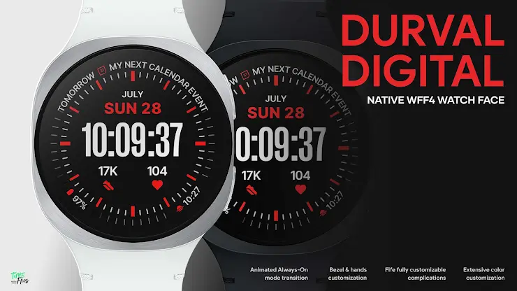 Durval Digital Watch Face screenshot 1