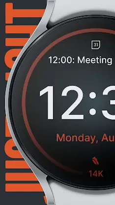 Just Right Digital Watch Face screenshot 2