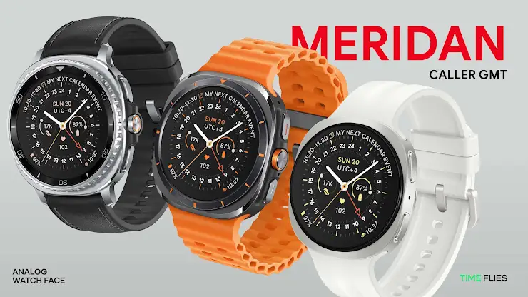 Meridan GMT Watch Face screenshot 1
