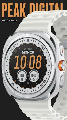Peak Digital Watch Face screenshot 4