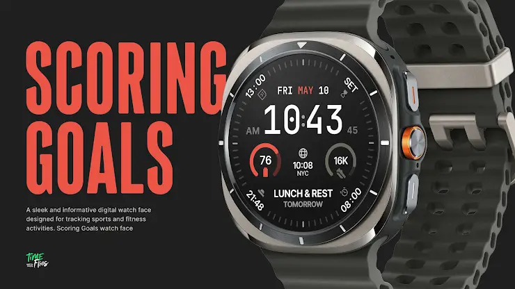 Scoring Goals Watch Face screenshot 1