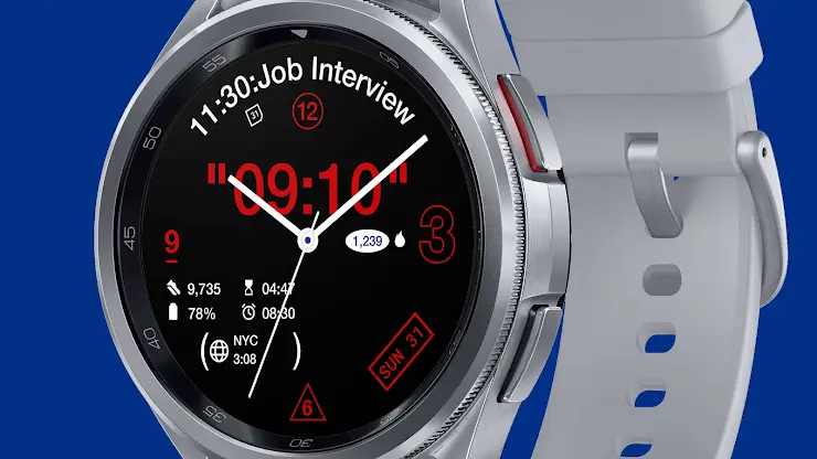 Slightly Off hybrid watch face screenshot 2