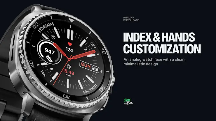 Snelheid Analog Watch Face screenshot 4