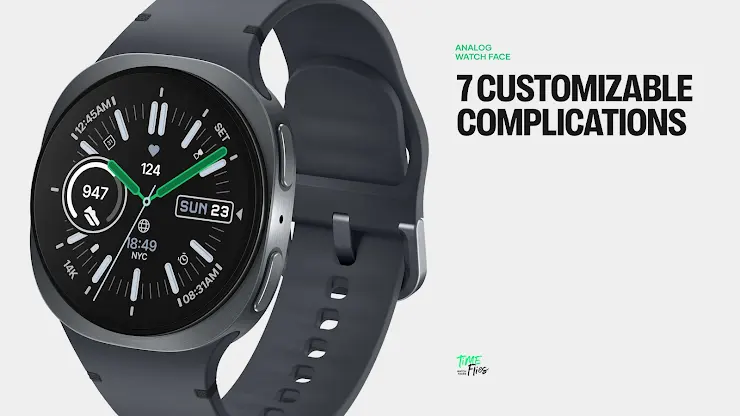 Snelheid Analog Watch Face screenshot 3