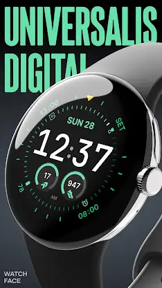 Universalis Digital Watch Face screenshot 5