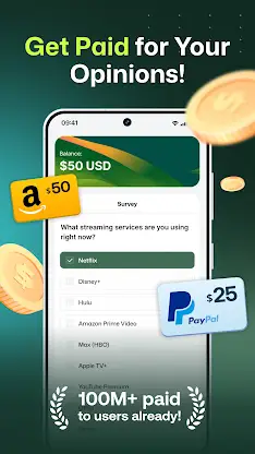 TopSurveys: Paid Surveys, Poll screenshot 1