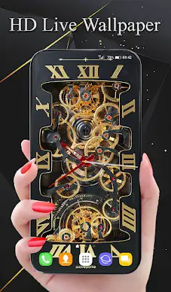 Tourbillon Watch Wallpaper 3D screenshot 1
