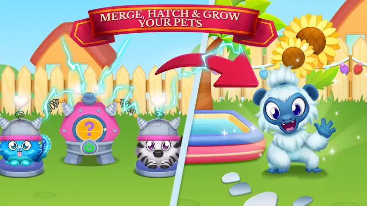 Town Pets - Hatch & Grow screenshot 3