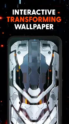 Futuristic 3D Tech Wallpaper screenshot 1