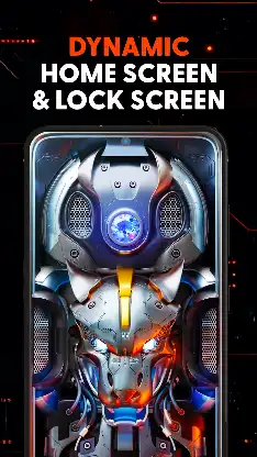 Futuristic 3D Tech Wallpaper screenshot 6