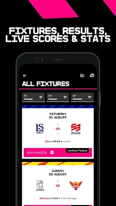 The Hundred: The Official App screenshot 5