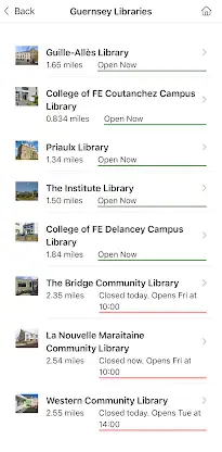 Guernsey Library screenshot 5