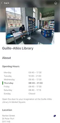 Guernsey Library screenshot 6