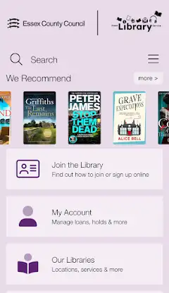 Essex Library Services screenshot 1