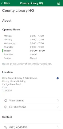 Cork County Council Library screenshot 6