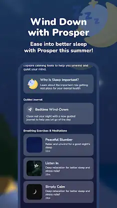 Prosper: Self Care Companion screenshot 1