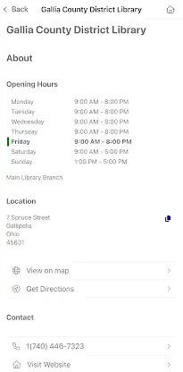 Bossard Memorial Library screenshot 6