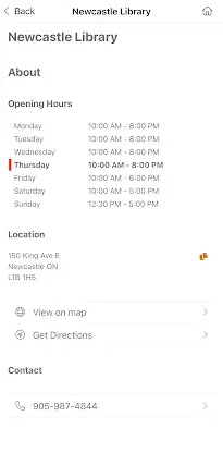 Clarington Public Library screenshot 6