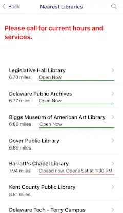 Delaware Libraries screenshot 5