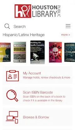Houston Public Library screenshot 1